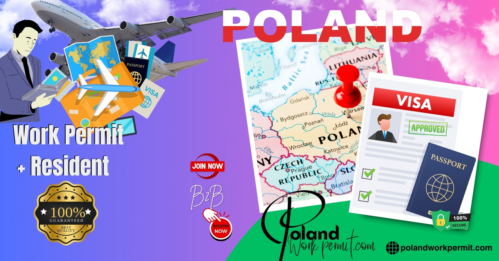 How to Apply for a Work Permit, Student Visa, Business Visa, Investor Visa, and Resident Card Visa from Azerbaijan to Poland?